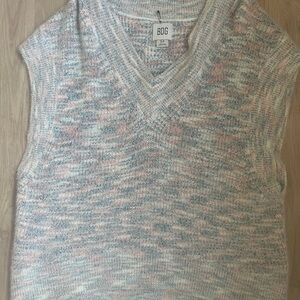 BDG Urban Outfitters Oversized Knit V-Neck Sweater Vest